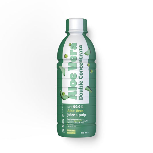ALOE VERA jus et pulpe 99,9% (doublement concentrée) - 675 ml (INTB060) - Jintashop
