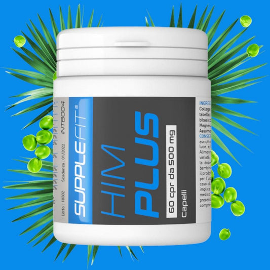 HIM PLUS | Complément alimentaire pour cheveux, peau et ongles (INTB004) - Jintashop