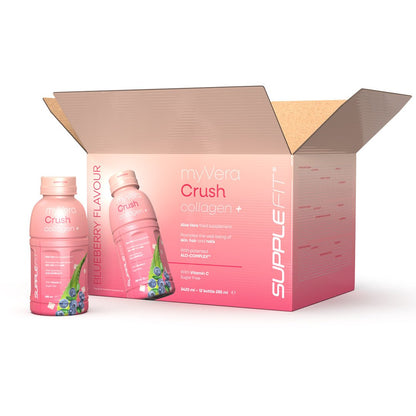MYVERA CRUSH Collagen + | Complément alimentaire en 12 bouteilles (INTA001 - 12) - Jintashop